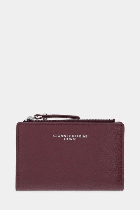 Gianni Chiarini portfel skórzany damski kolor bordowy PF.6003.GRN - zdjęcie produktu nr 1