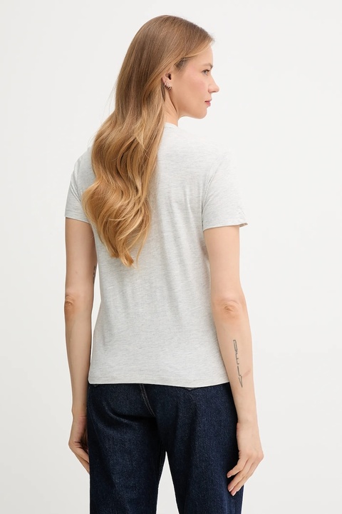Tommy Jeans t-shirt damski kolor szary DW0DW21964 - zdjęcie produktu nr 2