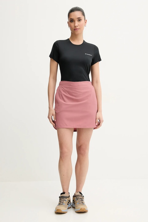 Jack Wolfskin spódnica sportowa Waimea Skort kolor różowy mini prosta A63890 - zdjęcie produktu nr 1