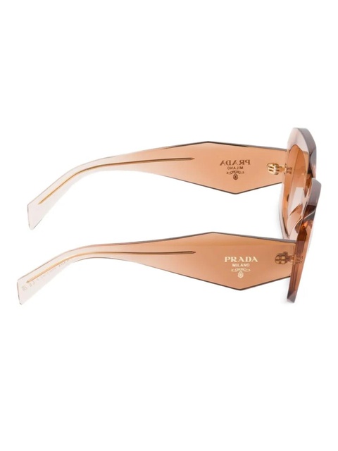 Prada Eyewear rectangle sunglasses - Brown - zdjęcie produktu nr 1