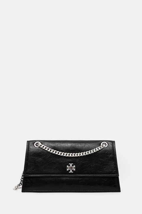 Tory Burch torebka skórzana Kira Turnlock kolor czarny 167058-001 - zdjęcie produktu nr 1
