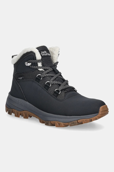 Jack Wolfskin buty Everquest Texapore Mid damskie kolor szary ocieplone - zdjęcie produktu nr 1