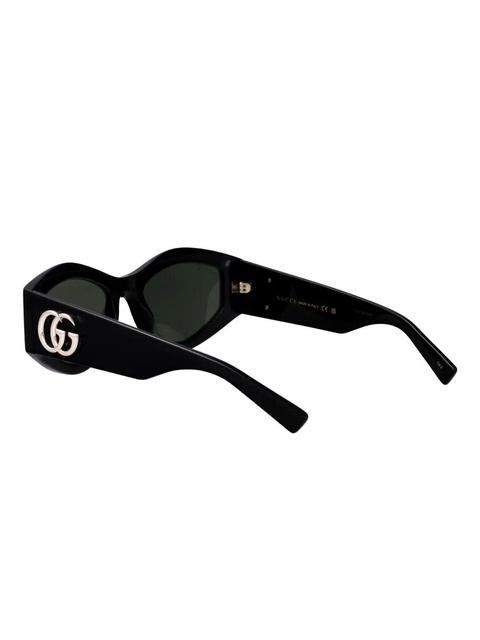 Gucci Eyewear geometric-frame sunglasses - Black - zdjęcie produktu nr 2