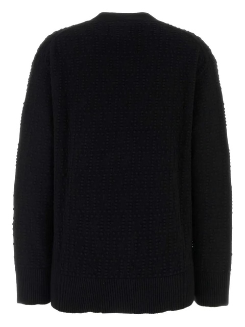 FENDI textured cardigan - Black - zdjęcie produktu nr 2