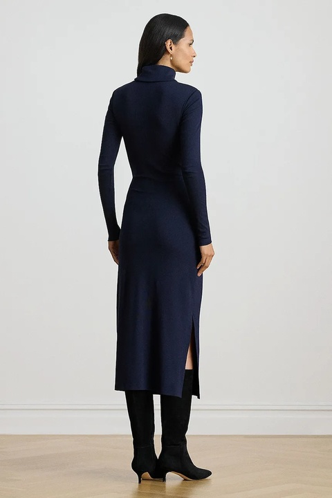 Lauren Ralph Lauren sukienka kolor granatowy midi dopasowana 200980028 - zdjęcie produktu nr 2