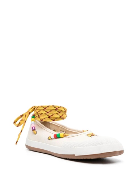 Vivienne Westwood lace-up ballerina sneakers - Neutrals - zdjęcie produktu nr 1