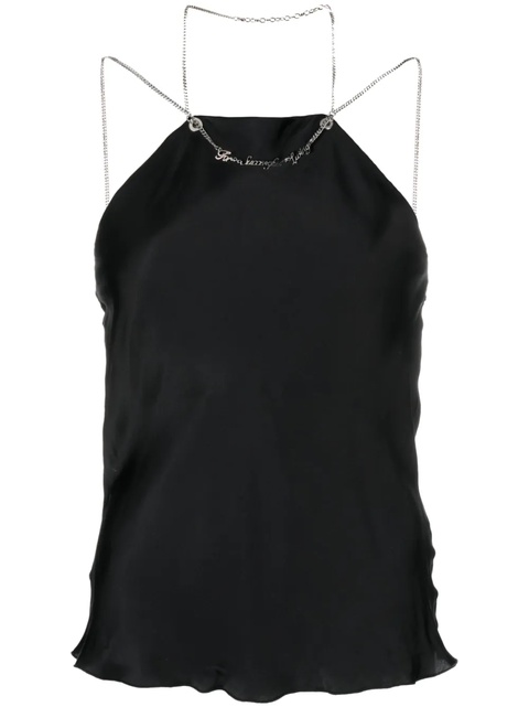 Diesel T-ELIZY chain-link tank top - Black - zdjęcie produktu nr 1