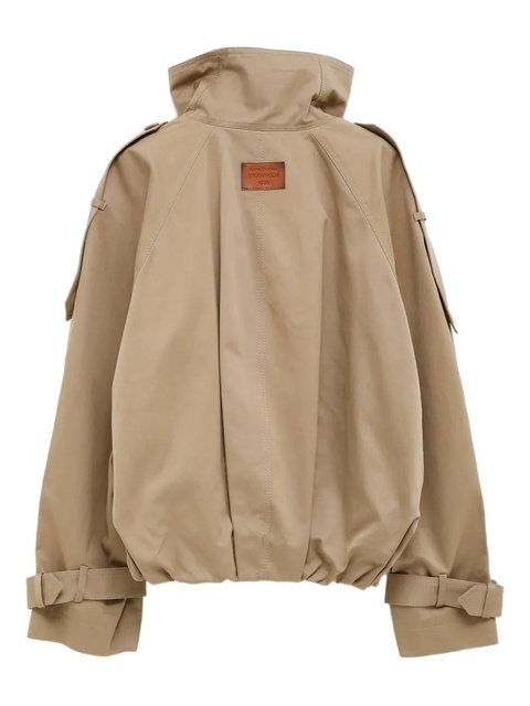 Acne Studios belted buttoned coat - Neutrals - zdjęcie produktu nr 1