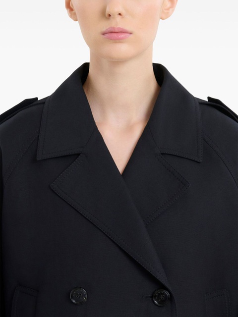 Marni double-breasted trench jacket - Black - zdjęcie produktu nr 2