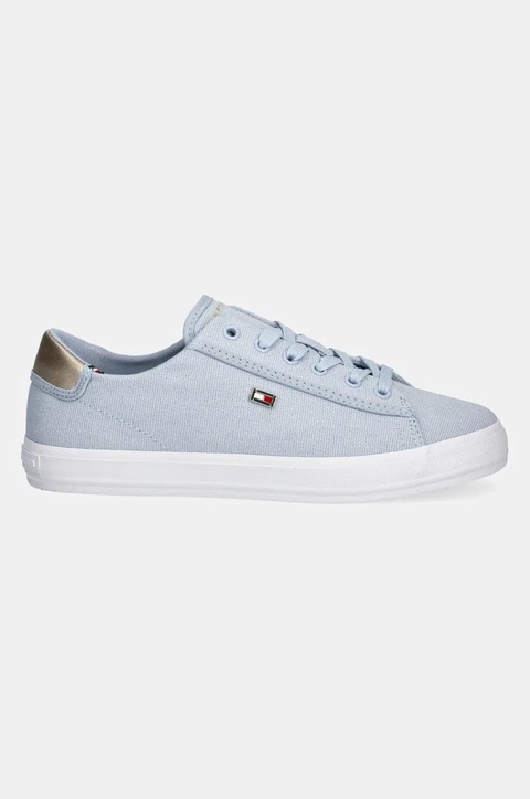 Tommy Hilfiger tenisówki VULC CANVAS LACE UP SNEAKER kolor niebieski FW0FW08647 - zdjęcie produktu nr 2