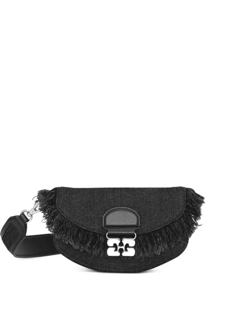 GANNI denim crossbody bag - Black - zdjęcie produktu nr 1
