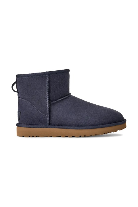 UGG śniegowce zamszowe Classic Mini II kolor granatowy 1016222.DKN - zdjęcie produktu nr 1