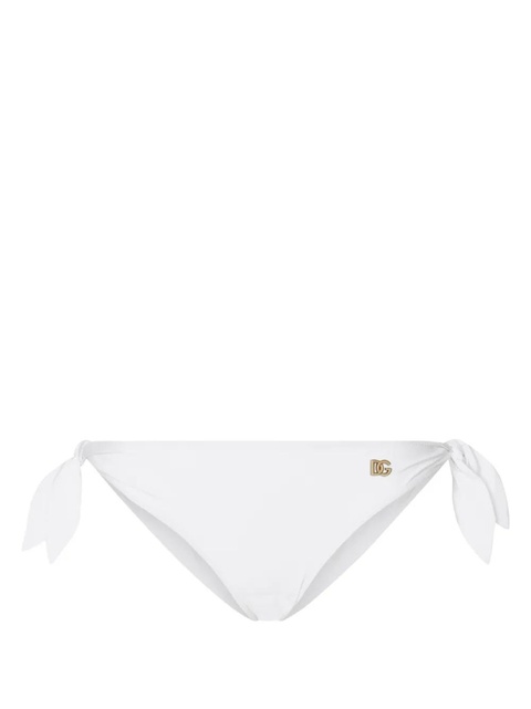 Dolce & Gabbana logo-plaque bikini bottom - White - zdjęcie produktu nr 1