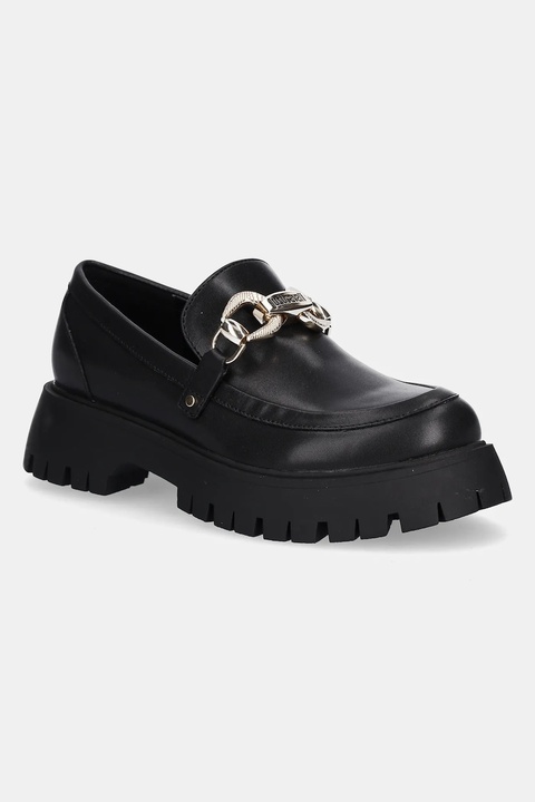 Just Cavalli mokasyny damskie kolor czarny na platformie 79RA3S81ZS984899 - zdjęcie produktu nr 1