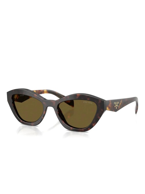 Prada Eyewear logo-detail cat-eye sunglasses - Brown - zdjęcie produktu nr 1