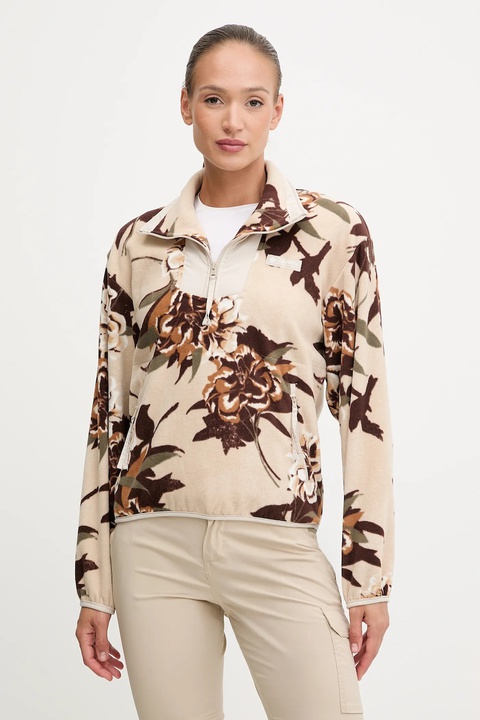 Columbia bluza outdoorowa Sequoia Grove damska kolor beżowy wzorzysta 2136204 - zdjęcie produktu nr 1