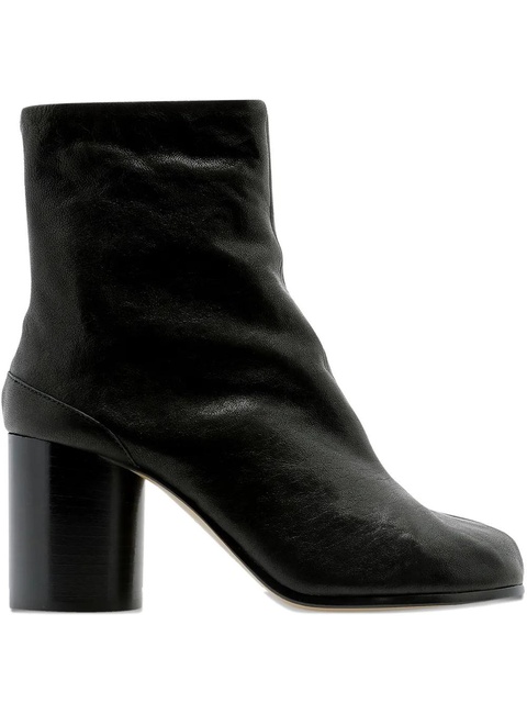 Maison Margiela 80mm Tabi leather block-heel boots - Black - zdjęcie produktu nr 1