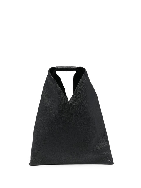 MM6 Maison Margiela Japanese leather tote bag - Black - zdjęcie produktu nr 1