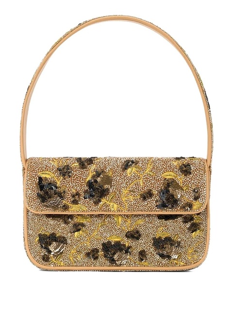 STAUD Tommy Beaded shoulder bag - Neutrals - zdjęcie produktu nr 1