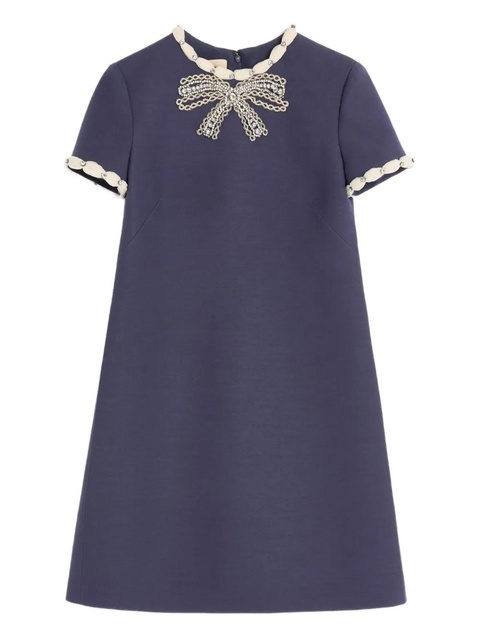 Valentino Garavani Crepe Couture minidress - Blue - zdjęcie produktu nr 1