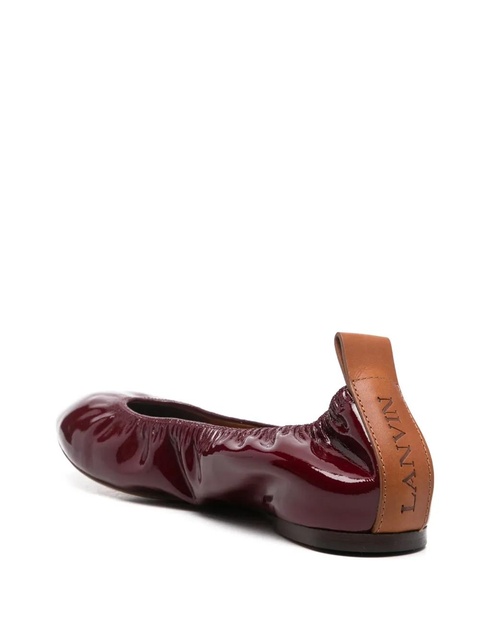 Lanvin patent leather ballet flats - Red - zdjęcie produktu nr 2