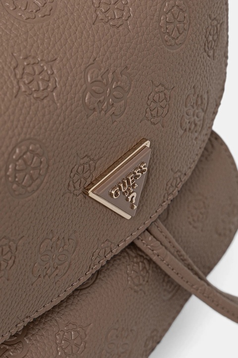 Guess plecak CRESIDIA damski kolor beżowy mały z aplikacją HWPD98 88310 - zdjęcie produktu nr 1