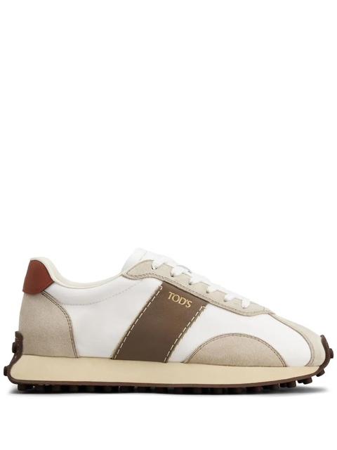 Tod's suede-trimmed sneakers - White - zdjęcie produktu nr 1