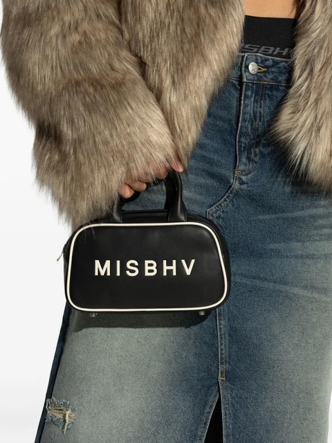 MISBHV logo-plaque top-handle tote bag - Black - zdjęcie produktu nr 2
