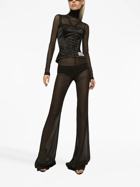 Dolce & Gabbana Re-Edition sleeveless bustier top - Black - zdjęcie produktu nr 1
