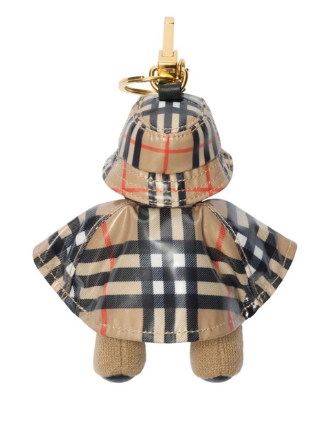 Burberry Thomas Bear check-pattern keyring - Neutrals - zdjęcie produktu nr 2