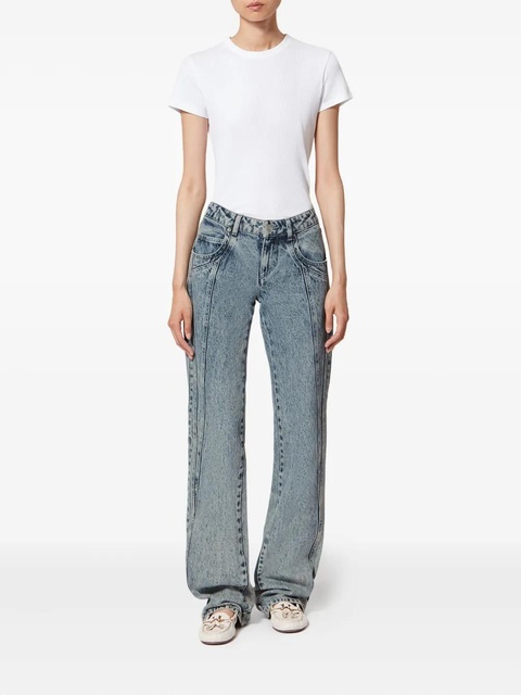 MARANT ÉTOILE Jaylis panelled jeans - Blue - zdjęcie produktu nr 2
