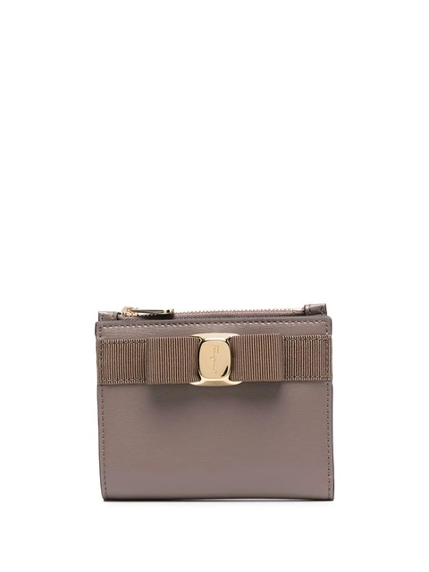Ferragamo Vara bow bi-fold wallet - Brown - zdjęcie produktu nr 1