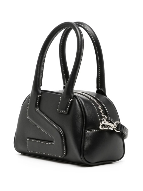 Yuzefi embossed-logo leather tote bag - Black - zdjęcie produktu nr 2
