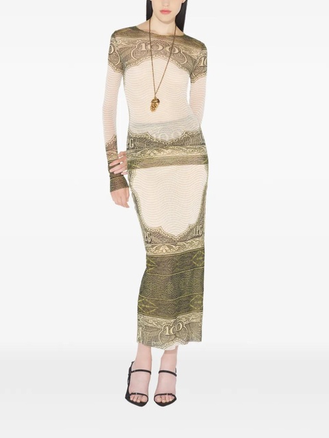 Jean Paul Gaultier long-sleeve printed top - Neutrals - zdjęcie produktu nr 1