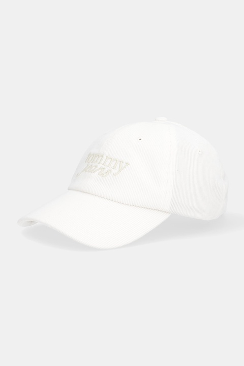 Tommy Jeans czapka z daszkiem sztruksowa kolor beżowy AW0AW17908 - zdjęcie produktu nr 1