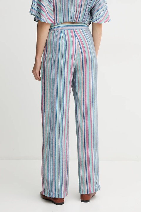 Hoss Intropia spodnie damskie kolor turkusowy proste high waist 6549017 - zdjęcie produktu nr 2