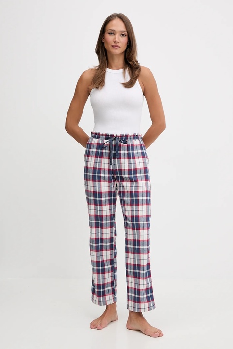 women'secret spodnie piżamowe bawełniane damska kolor niebieski 3702290 - zdjęcie produktu nr 2