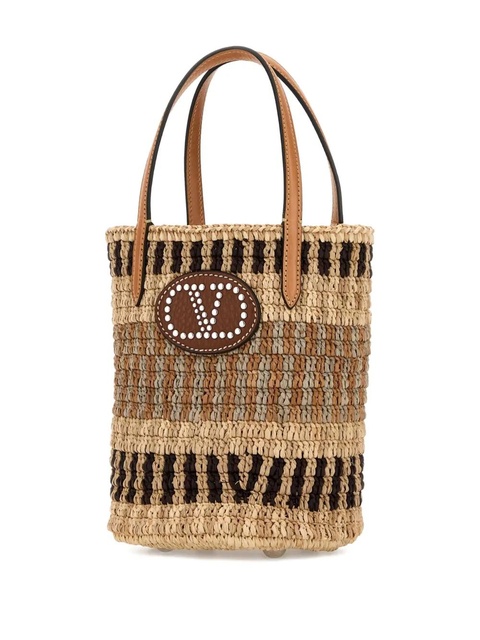 Valentino Garavani small top-handle tote bag - Neutrals - zdjęcie produktu nr 2