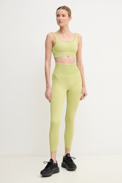 Calvin Klein Performance legginsy treningowe kolor beżowy gładkie 00GWS4L643 - zdjęcie produktu nr 1