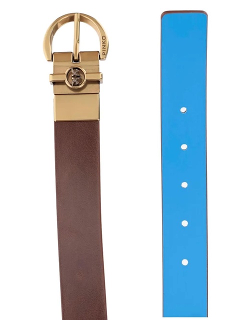 PINKO Love Birds reversible belt - Brown - zdjęcie produktu nr 2