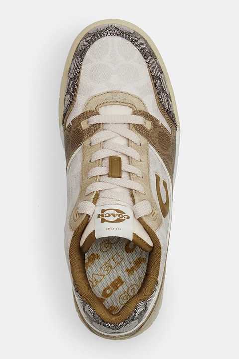 Coach sneakersy SoHo damskie kolor beżowy CCN66 - zdjęcie produktu nr 2