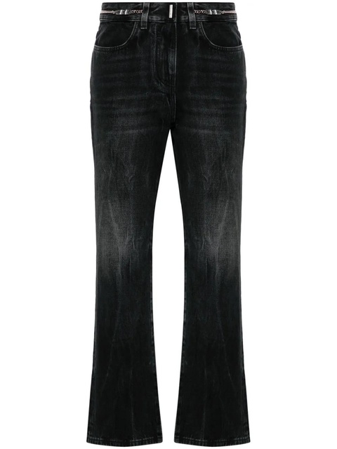 Givenchy logo-plaque bootcut jeans - Black - zdjęcie produktu nr 1