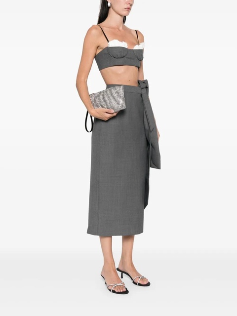 Alexander Wang Heiress clutch bag - White - zdjęcie produktu nr 1