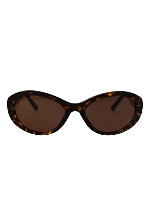 Balenciaga Eyewear oval-frame sunglasses - Brown - zdjęcie produktu nr 1
