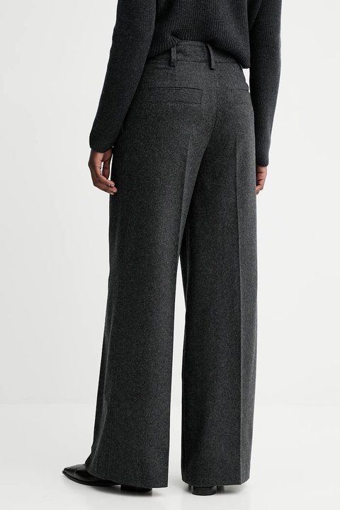 Marc O'Polo spodnie damskie kolor szary szerokie high waist 509020810149 - zdjęcie produktu nr 2