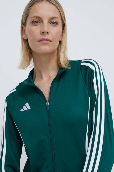adidas Performance bluza treningowa Tiro 24 kolor zielony z aplikacją IR9499 - zdjęcie produktu nr 2