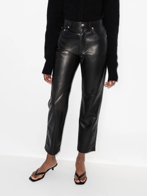 Nanushka cropped flared trousers - Black - zdjęcie produktu nr 2