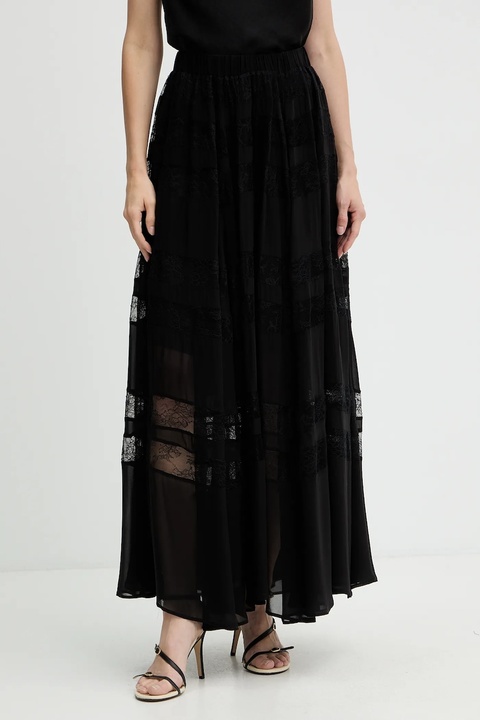 Marella spódnica kolor czarny maxi rozkloszowana 2523106082200 - zdjęcie produktu nr 1