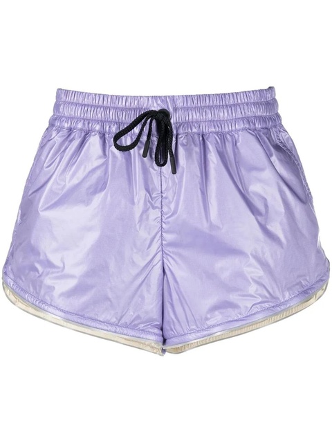 Moncler Grenoble drawstring track shorts - Purple - zdjęcie produktu nr 1