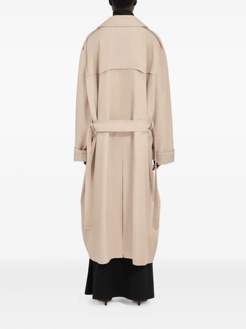 MM6 Maison Margiela double-breasted belted trench coat - Neutrals - zdjęcie produktu nr 1